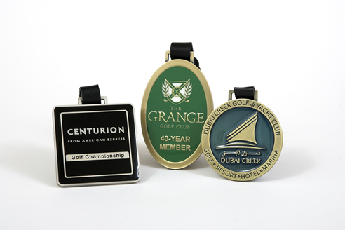 Custom Printed Golf Bag Tags Quality Leather Plastic Golf