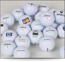 Range of personalised golf balls