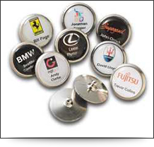 Personalised Gem Golf Ball Markers
