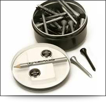 Deluxe Tin of Golf Tees for corporate golf gifts